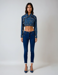 Asymmetric Denim Jacket