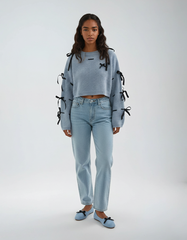 Bowknot Knit Sweater