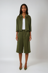 High-waisted Shorts & Loose Jacket Set