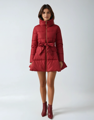Cotton-Padded Bow Coat