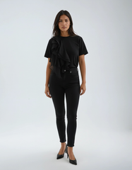 Irregular Ruffles T-shirt
