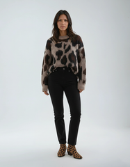 Leopard Knit Sweater