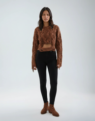 Loose Knit Pullover Sweater