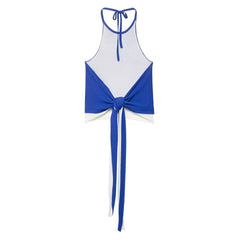 Backless Halter & Straight Skirt Set