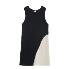 Sleeveless Knitted Mini Dress