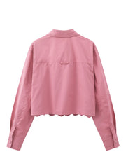 Rose Pink Casual Love Blouse