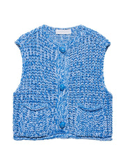 Knitted Vest Sweater Casual V-Collar Waistcoat