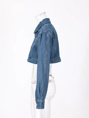 Asymmetric Denim Jacket