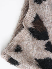 Leopard Knit Sweater