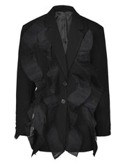 Ruffles Blazer
