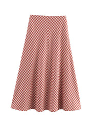 Plaid Camis Skirt Set