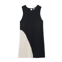 Sleeveless Knitted Mini Dress