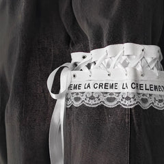 Lace-Trimmed Denim Jacket