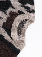 Leopard Knit Sweater