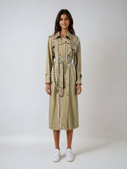 Trench Lapel Windbreaker Jacket