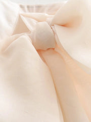 Women’s Chic Stand Collar Big Bow Blouse