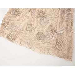 Sequin Ruffle Midi Dress