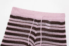 Knitted Polo Shirt & Shorts Set