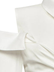 Chic Off-Shoulder Slim Blouse