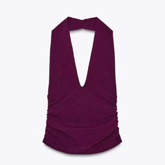 Halter Crop Top & Midi Skirt Set