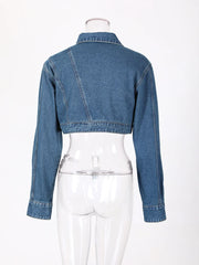 Asymmetric Denim Jacket