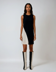 Sleeveless Knitted Mini Dress