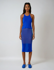 Backless Halter & Straight Skirt Set