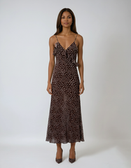 Layered Polka Dot Suspender Dress – Chiffon a-line Camisole Style