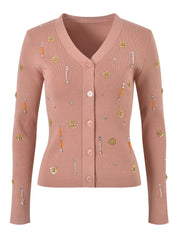 Ensemble de tricot et de paillettes