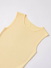 Sunny Charm Irregular Button Knit Mini Dress