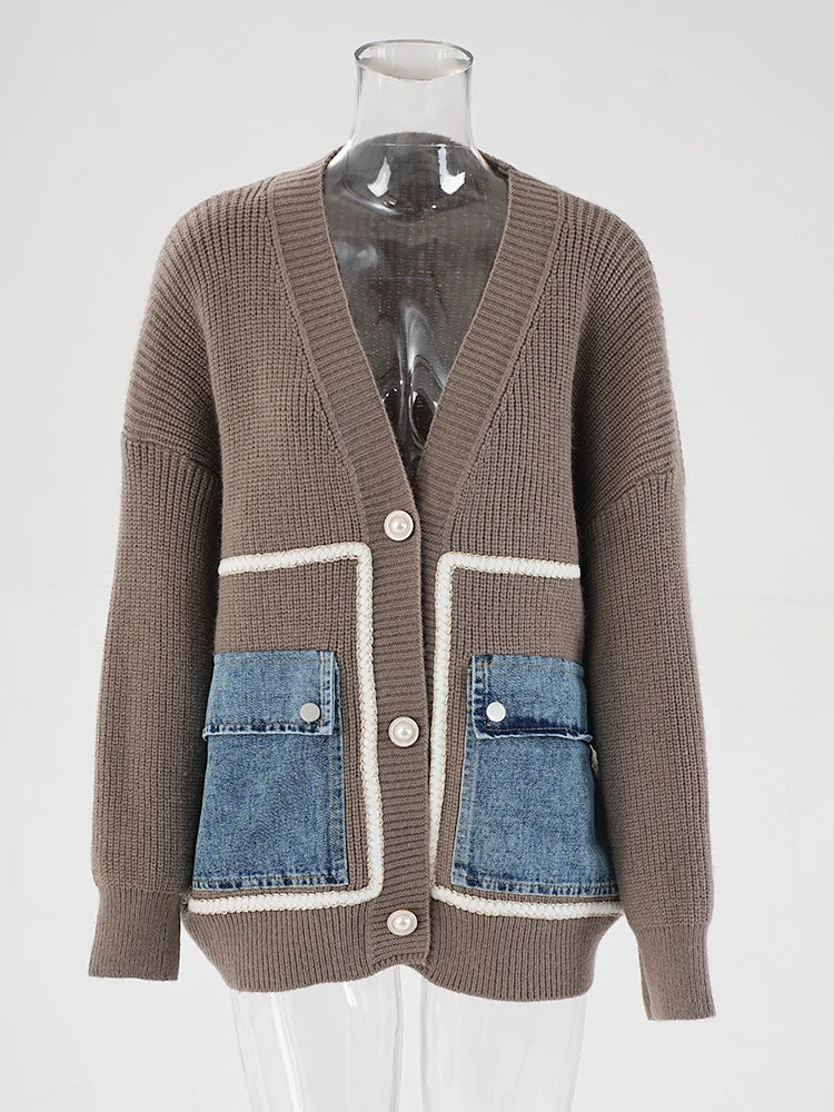 Pull de poche en jean