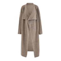 Cardigan surdimensionné kaki tricot