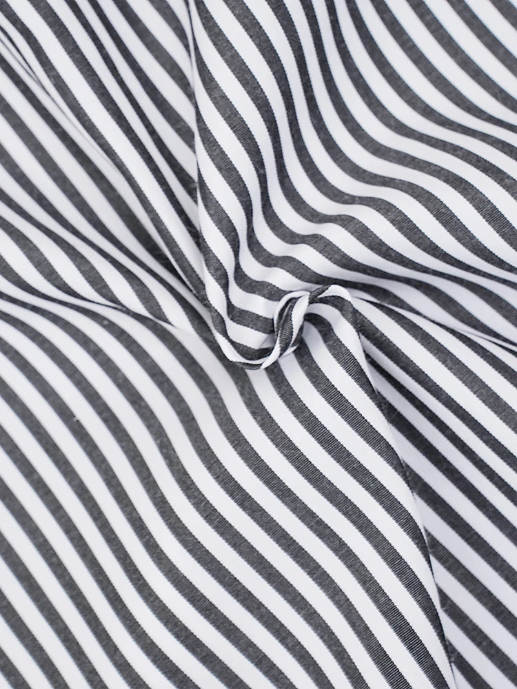 Robe de chemise midi rayée