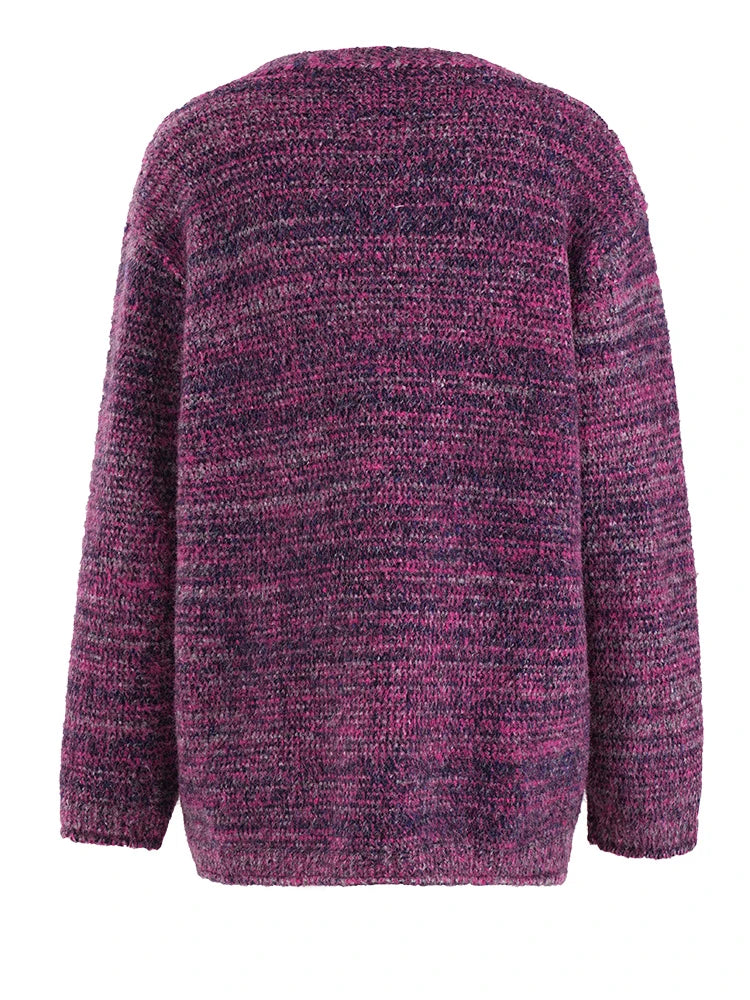 Cardigan en tricot en V