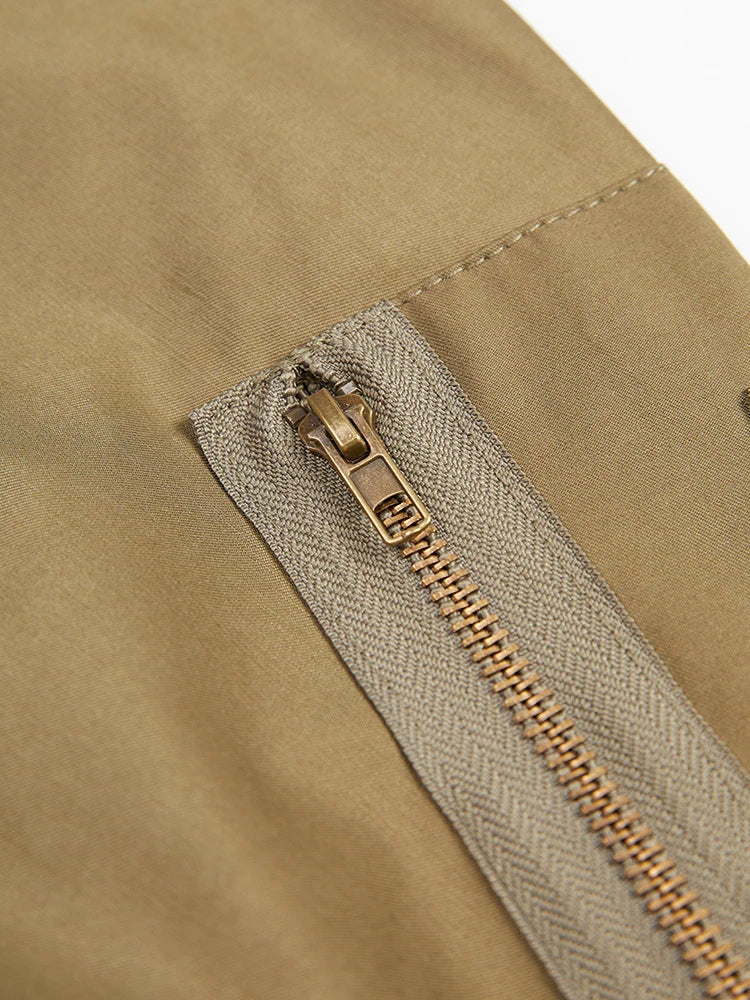 Veste à col en V rivet