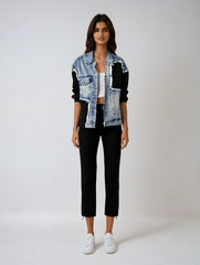 Contrast Denim Jacket