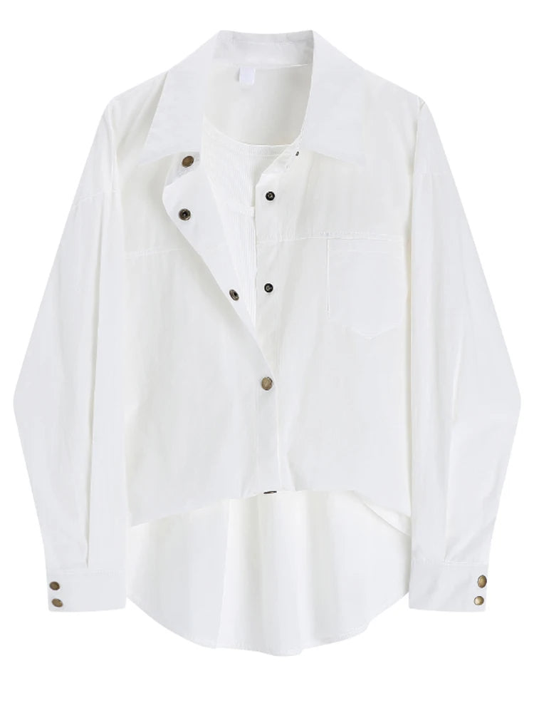 Blouse décontractée verte