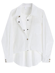 Blouse décontractée verte
