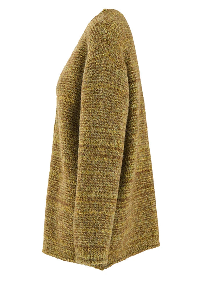 Cardigan en tricot en V