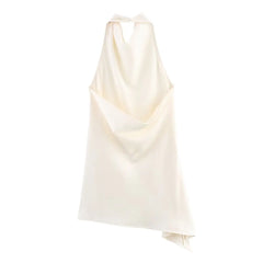 Elegant Halter Backless Vest Tops