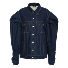 Veste surdimensionnée en jean
