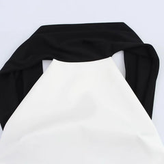 White Halter Backless Mini Dress