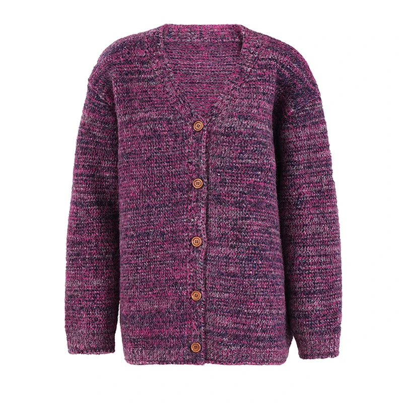 Cardigan en tricot en V