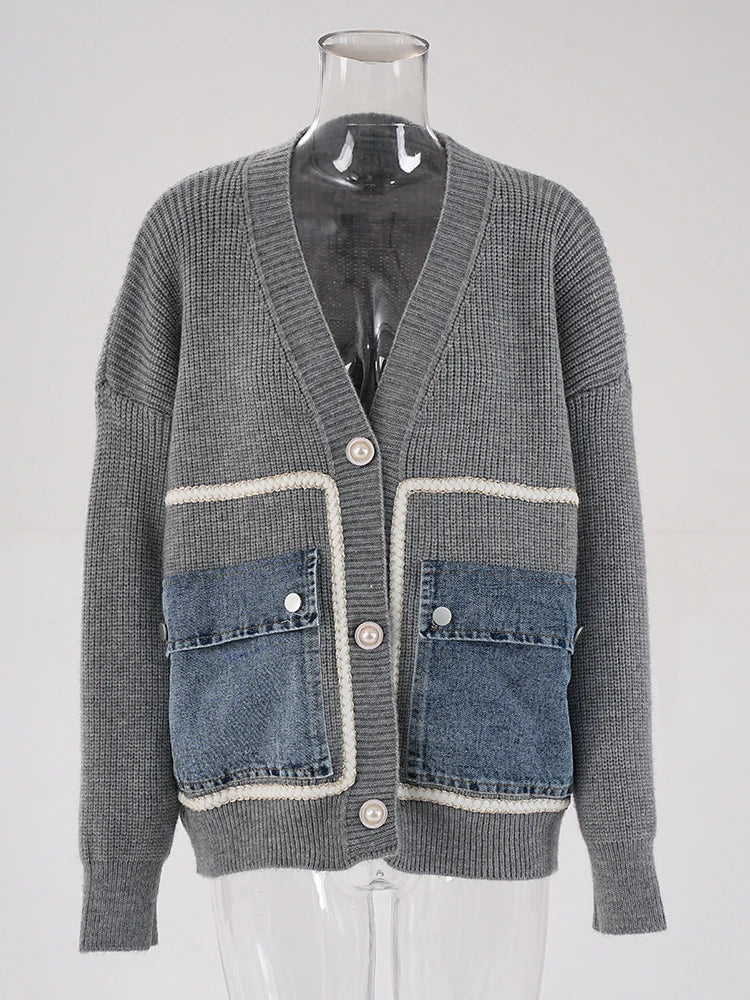 Pull de poche en jean