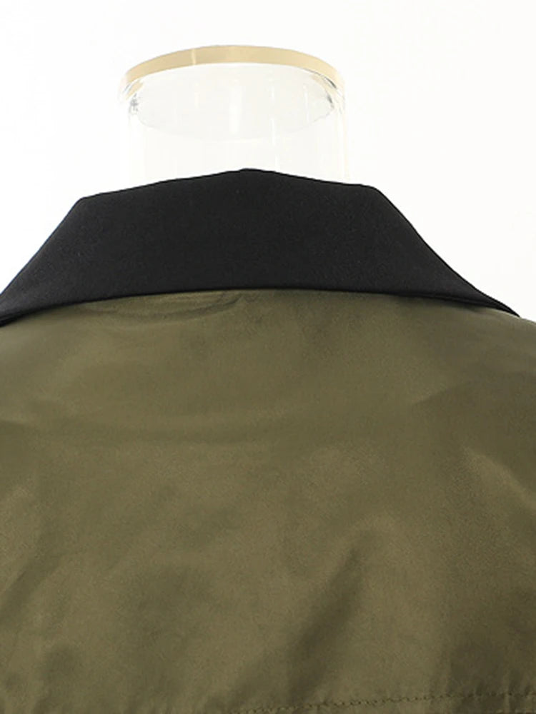 Veste de tranchée de couleur