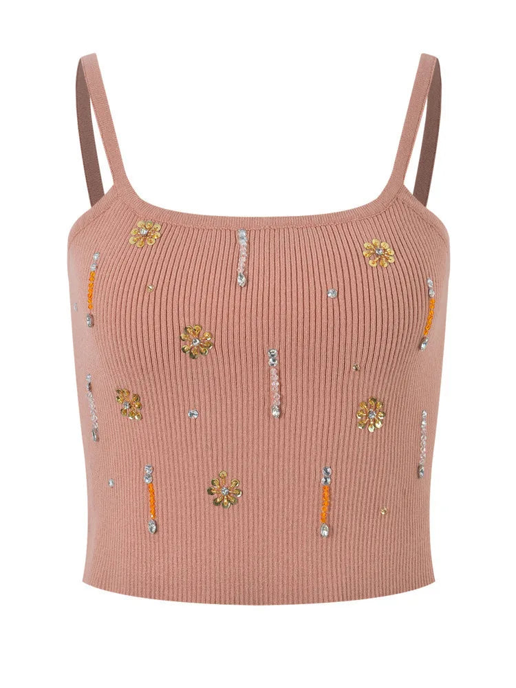 Ensemble de tricot et de paillettes