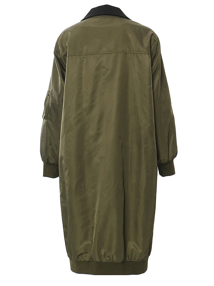 Veste de tranchée de couleur