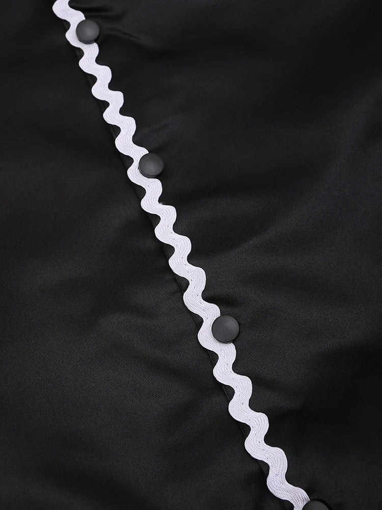 Veste décontractée de couleur couleur noire