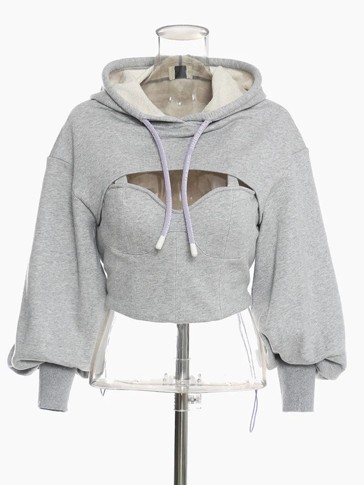 Ensemble à sweat à sweat à batwing creux