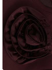 Sweat-shirt de pull de fleur de vin